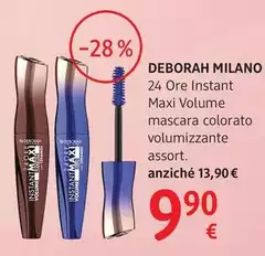 Deborah - Milano 24 Ore Instant Maxi Volume Mascara Colorato Volumizzante Assort.