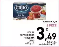 Cirio - Polpa Di Pomodoro Finissima