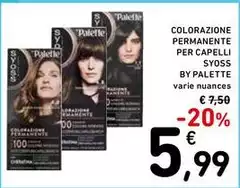 Palette - Colorazione Permanente Per Capelli