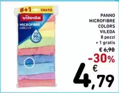 Vileda - Panno Microfibre Colors