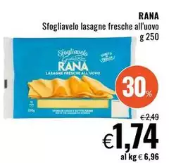Rana - Sfogliavelo Lasagne Fresche All'Uovo