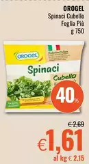 Orogel - Spinaci Cubello Foglia Più