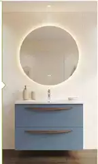 Mobile Da Bagno Sospeso Arco Blu Avio
