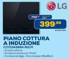 LG - Piano Cottura A Induzione CCI7Z2438BA 60Cm