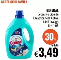 General - Detersivo Liquido Lavatrice 5inl Active