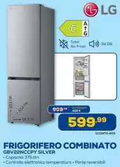 LG - Frigorifero Combinato GBV22NCCPY Silver