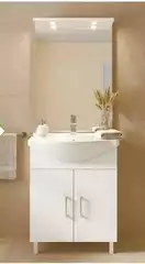 Mobile Da Bagno A Terra Simona Bianco Lucido