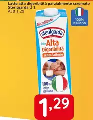 Sterilgarda - Latte Alta Digeribilità Parzialmente Scremato Sterilgarda - Latte Alta Digeribilità Parzialmente Scremato