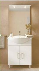 Mobile Da Bagno A Terra Simona Bianco Lucido