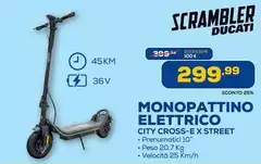 Scrambler Ducati - Monopattino Elettrico City Cross-E X Street
