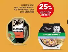 Cesar - Linea Fresh Bombs - Dentastix Pedigree- Pate Per Gatti Sibea-Snack Gatto Catisfactions