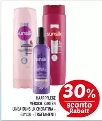 Sunsilk - Linea  Cheratina - Glycol - Trattamenti