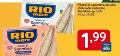 Rio Mare - Filetti Di Sgombro All'Olio D'Oliva/Al Naturale