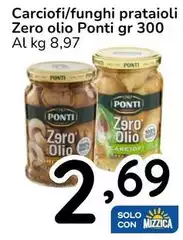 Ponti - Carciofi/Funghi Prataioli Zero Olio