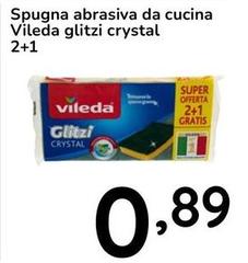 Vileda - Spugna Abrasiva Da Cucina Glitzi Crystal