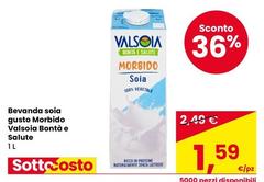 Valsoia - Bevanda Soia Gusto Morbido  Bontà E Salute