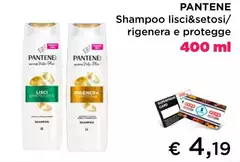 Pantene - Shampoo Liscil&Stosi/Rigenera E Protegge