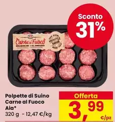Aia - Polpette Di Suino Carne Al Fuoco Aia - Polpette Di Suino Carne Al Fuoco