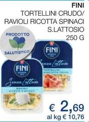 Fini Modena - Tortellini Crudo/ Ravioli Ricotta Spinaci S.lattosio