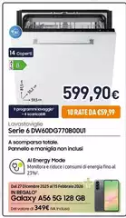 Samsung - Lavastoviglie Serie 6 DW60DG770B00U1
