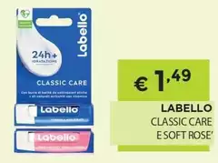 Labello - Classic Care E Soft Rose'