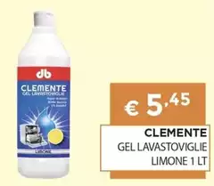 Clemente - Gel Lavastoviglie Limone