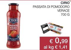 Cirio - Passata Di Pomodoro Verace