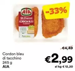 Aia - Cordon Bleu Di Tacchino Aia - Cordon Bleu Di Tacchino