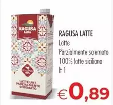 Ragusa Latte - Parzialmente Scremato 100% Latte Siciliano
