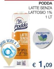 Podda - Latte Senza Lattosio 1%