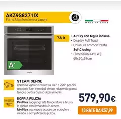 Whirlpool - AKZ9S8271IX Forno Multifunzione A Vapore