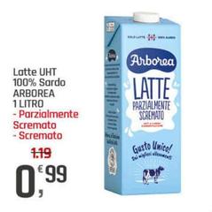 Arborea - Latte UHT 100% Sardo
