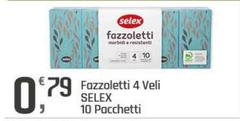 Selex - Fazzoletti 4 Veli 10 Pacchetti