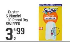 Swiffer - Duster 5 Piumini 18 Panni Dry