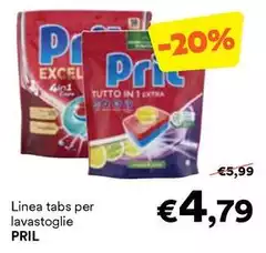 Pril - Linea Tabs Per Lavastoglie