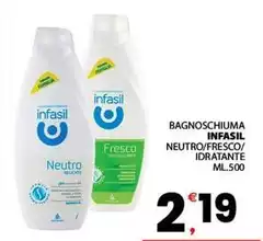 Infasil - Bagnoschiuma Neutro/ Fresco/ Idratante