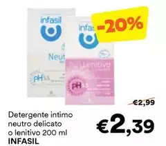 Infasil - Detergente Intimo Neutro Delicato O Lenitivo