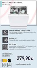 Candy - Lavastoviglie Rapido CIP3E7L0W