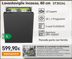 Smeg - ST352AL Lavastoviglie A Scomparsa Totale 13 Coperti A