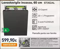 Smeg - ST352AL Lavastoviglie A Scomparsa Totale 13 Coperti A