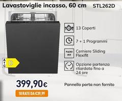 Smeg - Lavastoviglie Incasso, 60 Cm STL262D