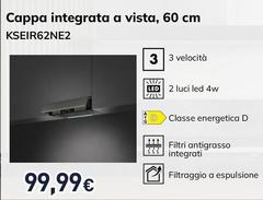 Smeg - KSEIR62NE2 Cappa Aspirante Semintegrato (semincassato) Nero 225 M³/h
