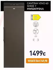 Haier - Cantina Vino 60 Serie 7 HWS247FDU1