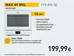 Whirlpool - Microonde MAX 49 WSL