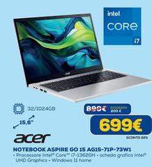 Acer - Notebook Aspire Go 15 AG15-71P-73W1-