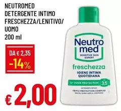 Neutro Med - Detergente Intimo Freschezza/lenitivo/ Uomo