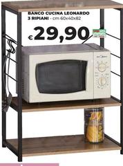 Leonardo - Banco Cucina 3 Ripiani Leonardo - Banco Cucina 3 Ripiani