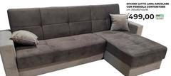 Divano Letto Lara Angolabe Con Penisola Contenitore Divano Letto Lara Angolabe Con Penisola Contenitore