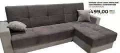 Divano Letto Lara Angolabe Con Penisola Contenitore