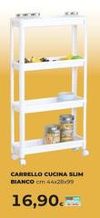 Ard - Carrello Cucina Slim Bianco